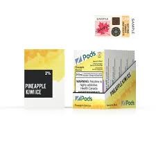 Ziip Pod Pack - Pineapple Kiwi Ice  3/PK (Special Nic Blend)[Ontario Stamp]